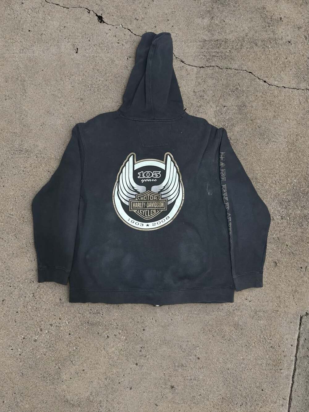 2008 Anniversary Harley Davidson Zip Up
